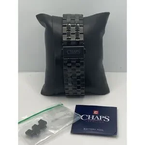 Chaps | Accessories | Chapschpt31 Mens Black Stainless Steel  display picture 1